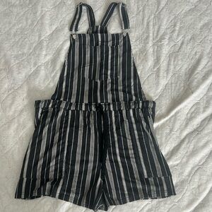 Pair or women’s overall shorts